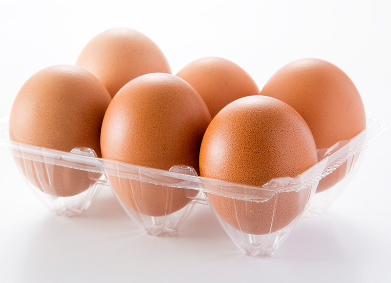 平飼いの元気な玉子